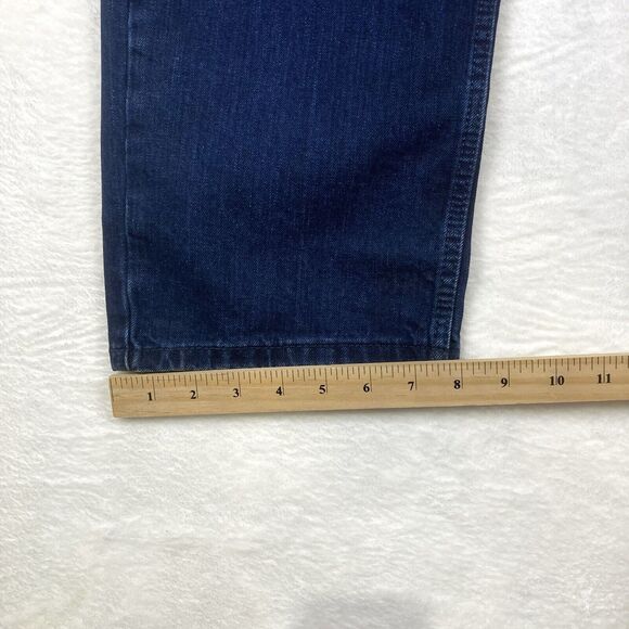 Levis 550 Relaxed Stretch Jeans Mens 33x36 Baggy Whiskered Faded Western Skater - Picture 14 of 14